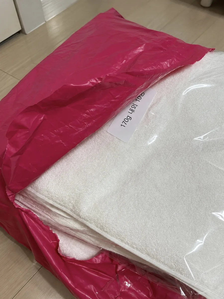 수건 사용 후기 사진